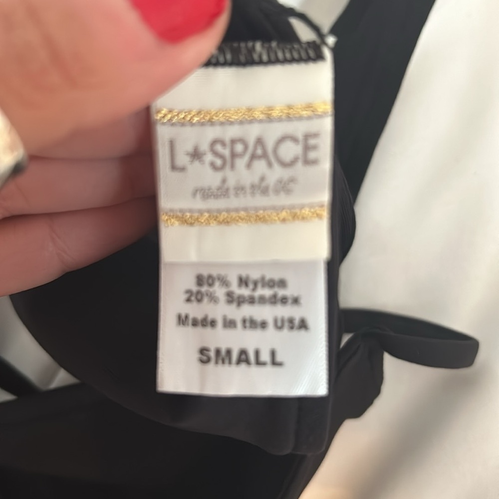 LSpace Black Crossover Bikini Top - Picture 5 of 5